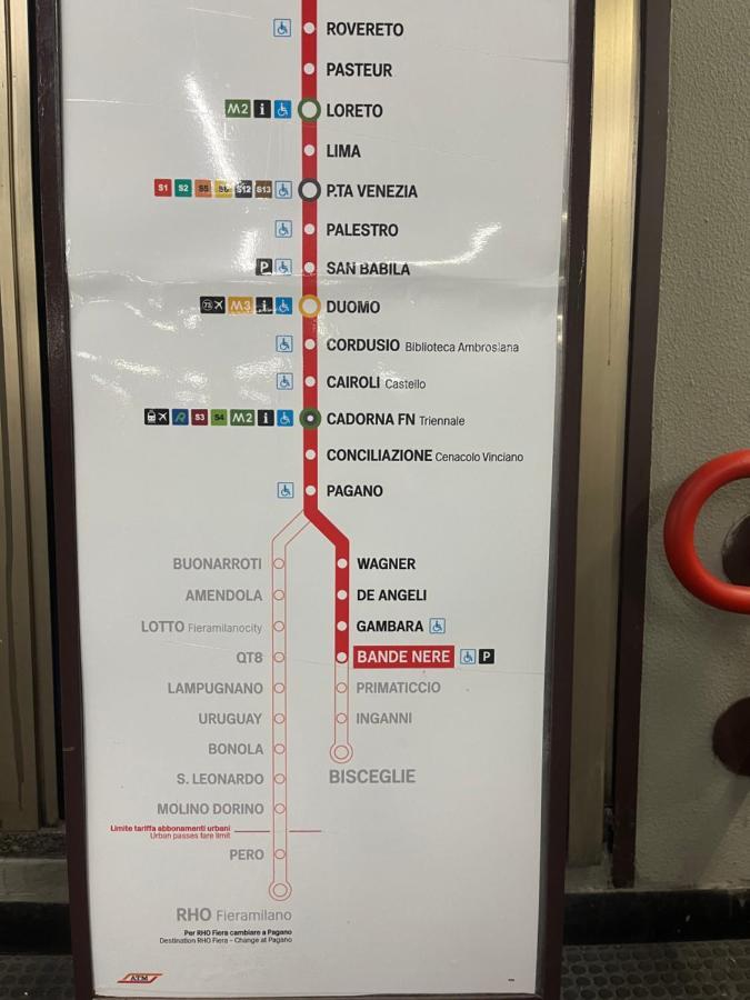 Apartamento Cherry's House M1 Bande Nere - San Siro- M4 Linate